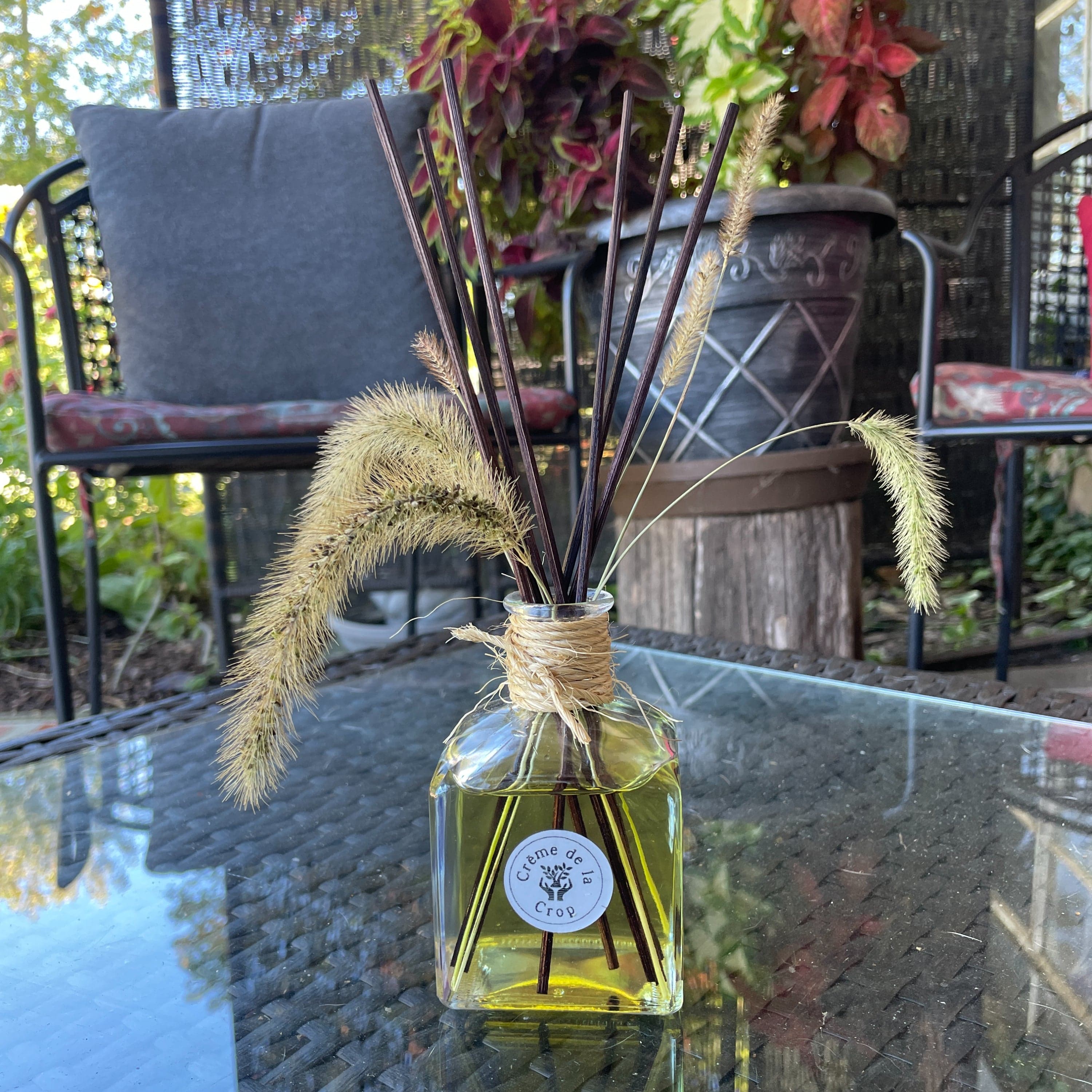 Creme de la Crop Reed Fragrance - Diffuser, Starter Kit - Chamomile &amp; Lavender