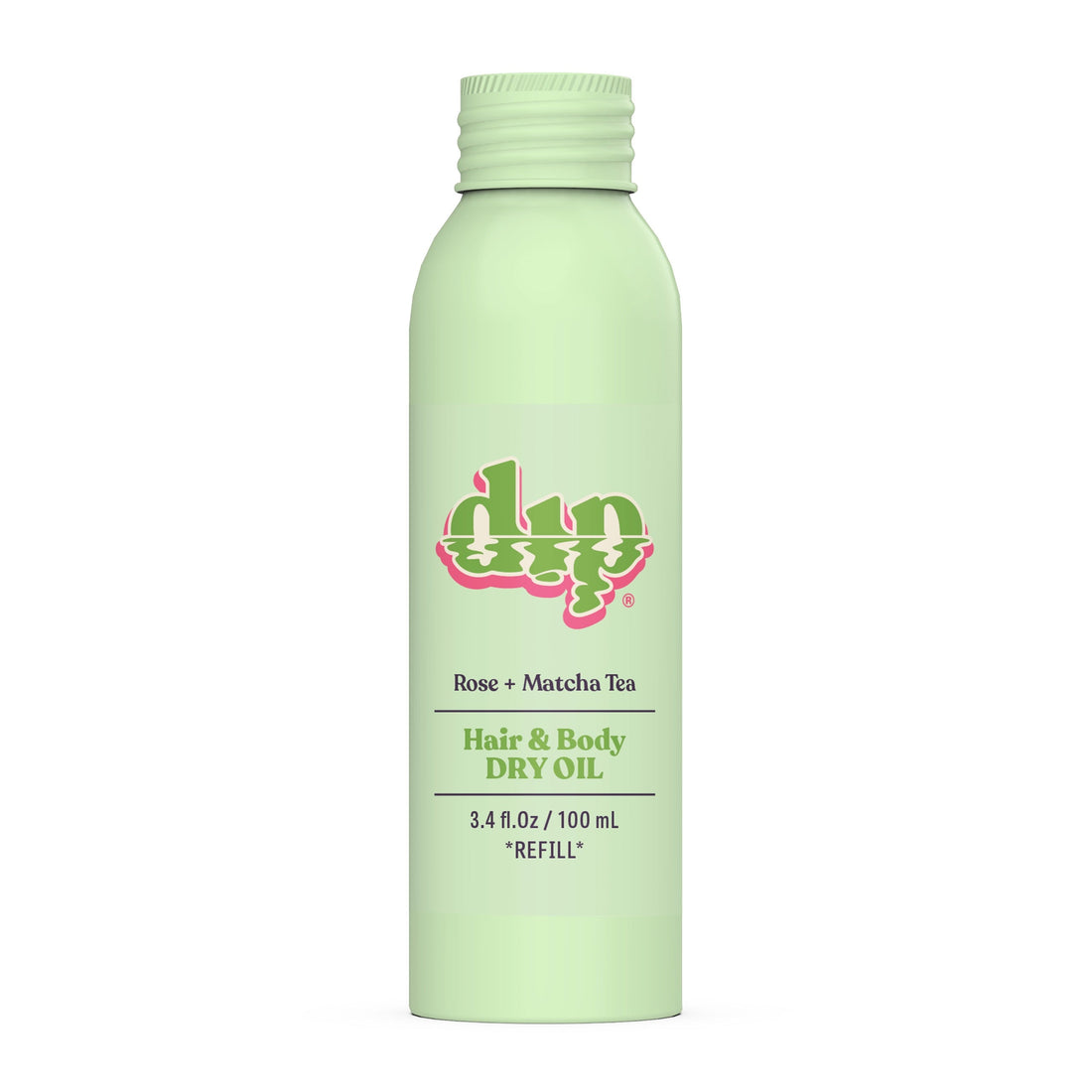 Dip REFILL Hair &amp; Body Dry Oil - Rose &amp; Matcha Tea