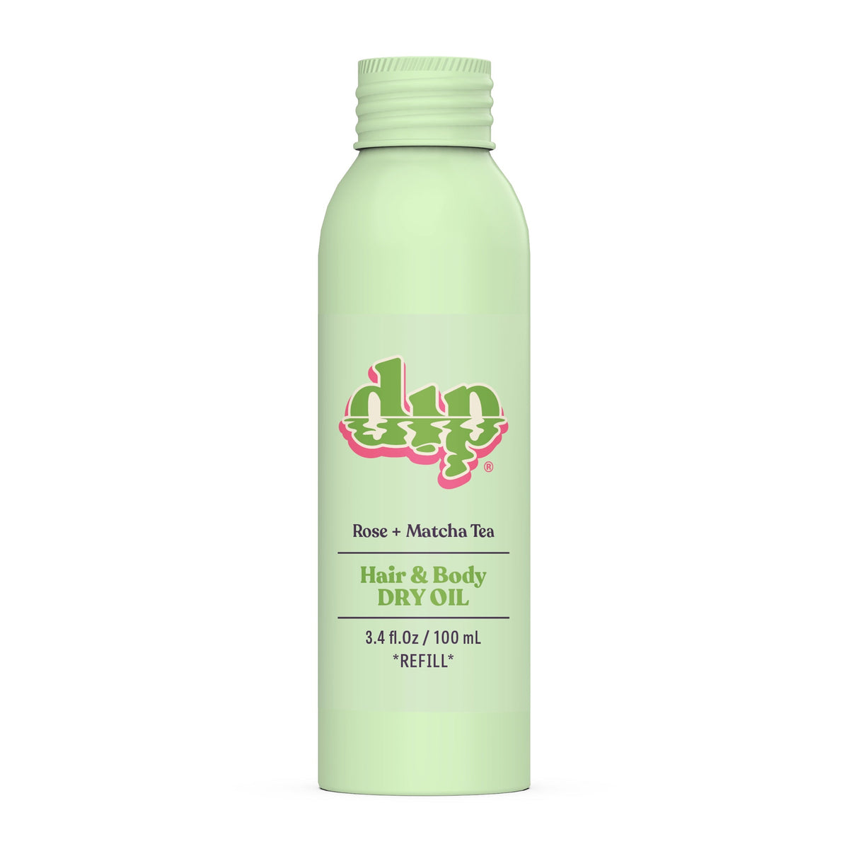 Dip REFILL Hair &amp; Body Dry Oil - Rose &amp; Matcha Tea