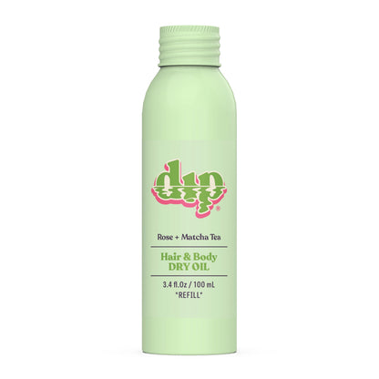 Dip REFILL Hair &amp; Body Dry Oil - Rose &amp; Matcha Tea