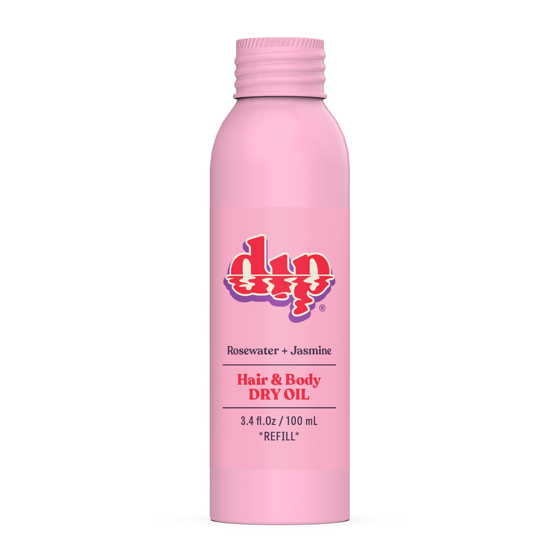 Dip REFILL Hair &amp; Body Dry Oil - Rosewater &amp; Jasmine
