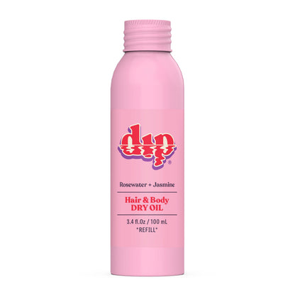 Dip REFILL Hair &amp; Body Dry Oil - Rosewater &amp; Jasmine