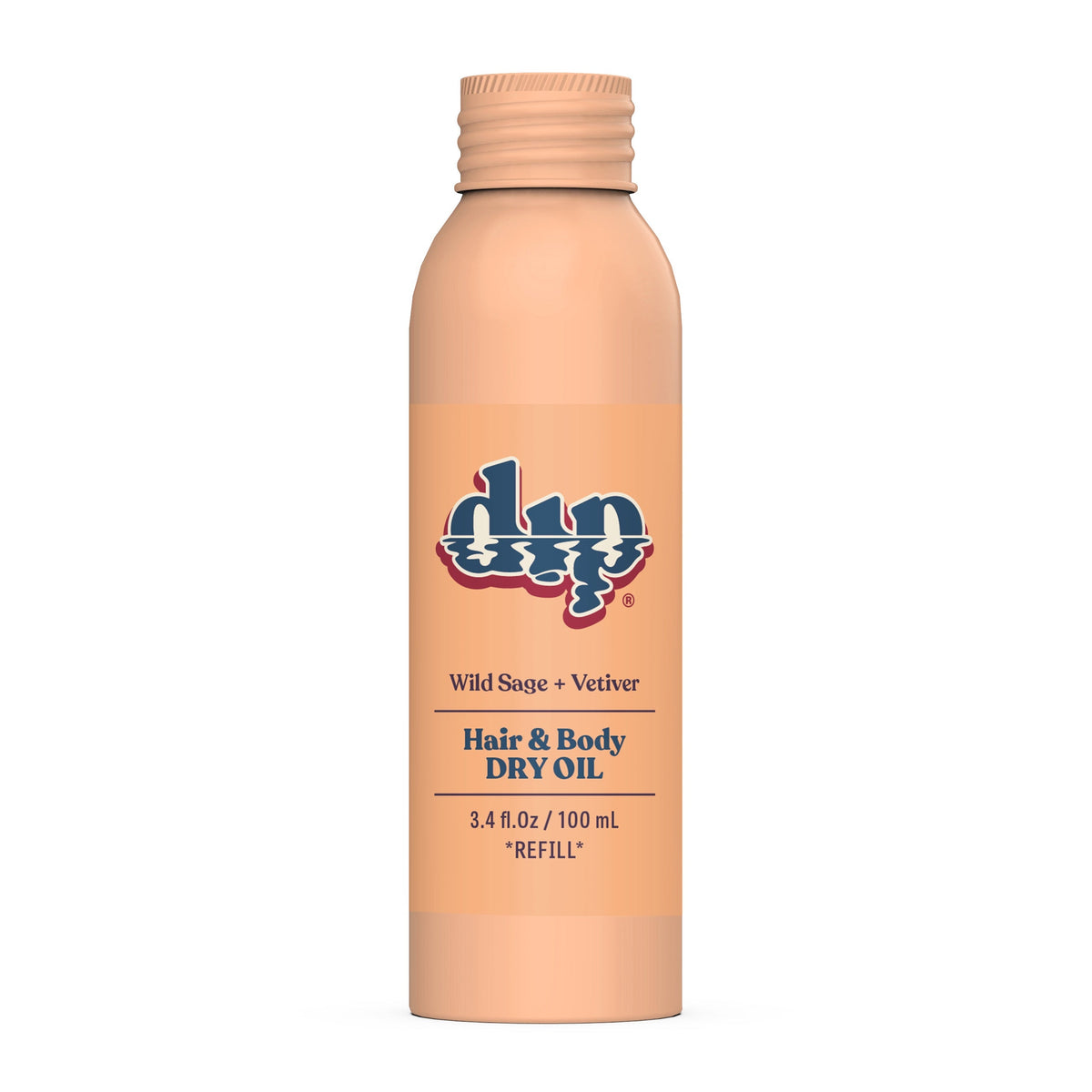 Dip REFILL Hair &amp; Body Dry Oil - Wild Sage &amp; Vetiver