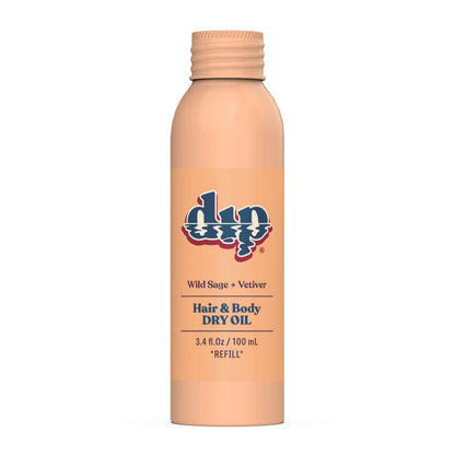 Dip REFILL Hair &amp; Body Dry Oil - Wild Sage &amp; Vetiver