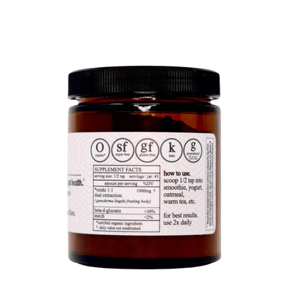 Organic Reishi Fruiting Body Mushroom Extract