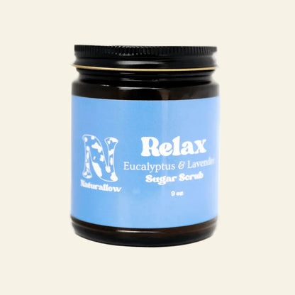 Naturallow Relax Sugar Scrub Sugar Tallow Body Scrub | 9.9 oz