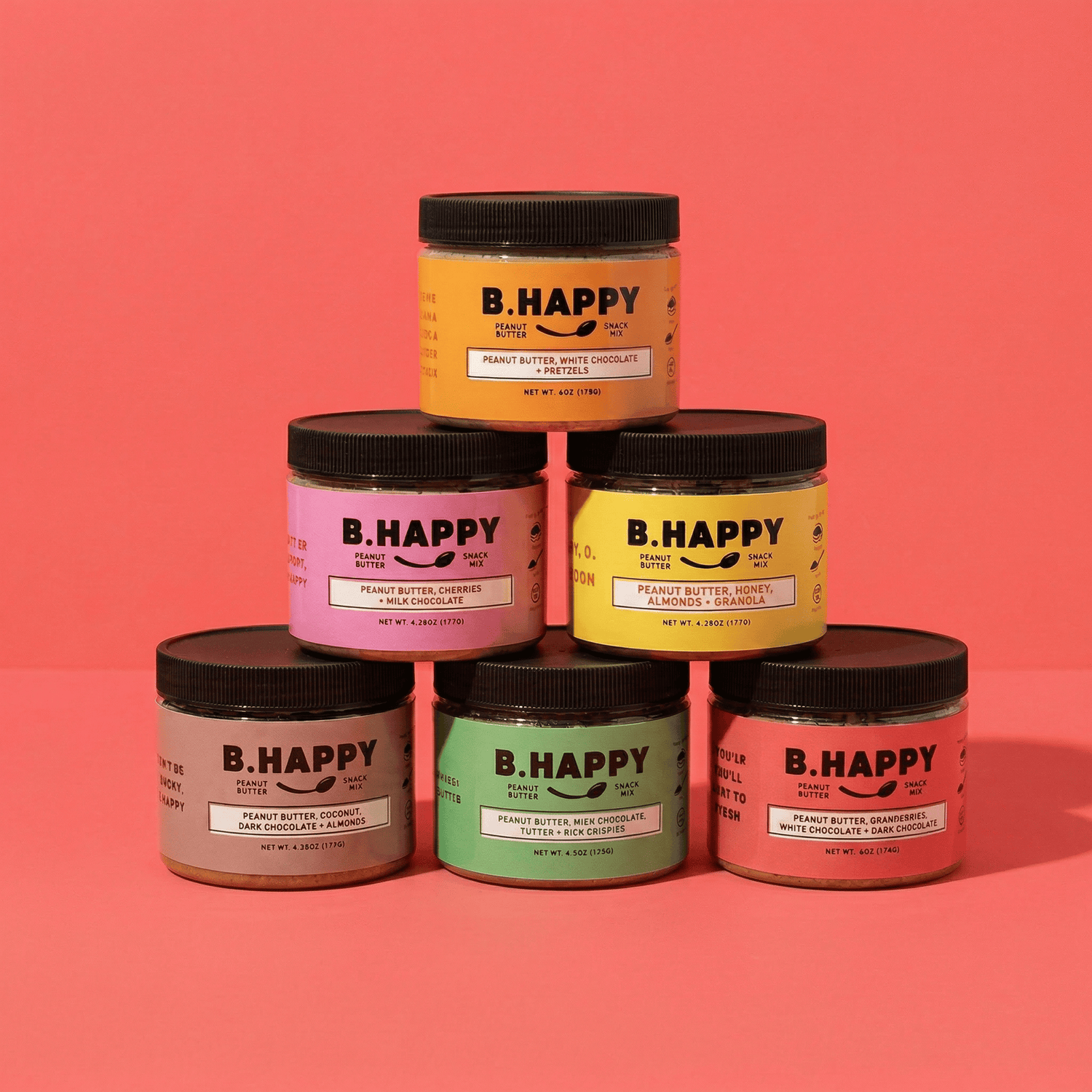 B. Happy Peanut Butter Peanut Butter B. Happy! Sampler Pack