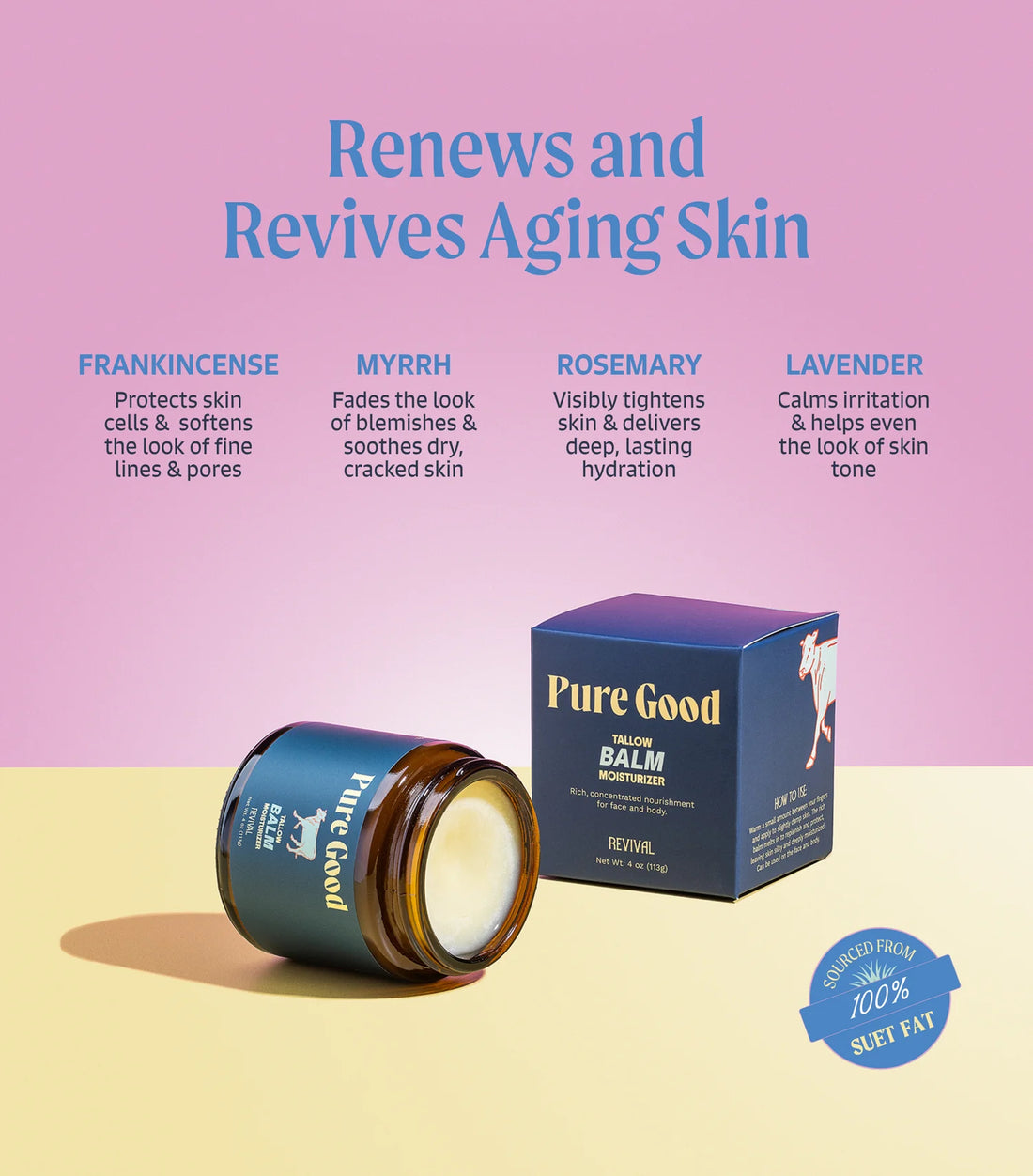 Anti-Aging Duo – Pure Radiance Serum + Revival Tallow Balm