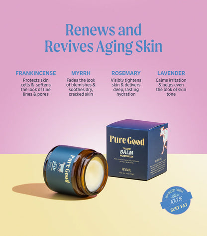 Anti-Aging Duo – Pure Radiance Serum + Revival Tallow Balm
