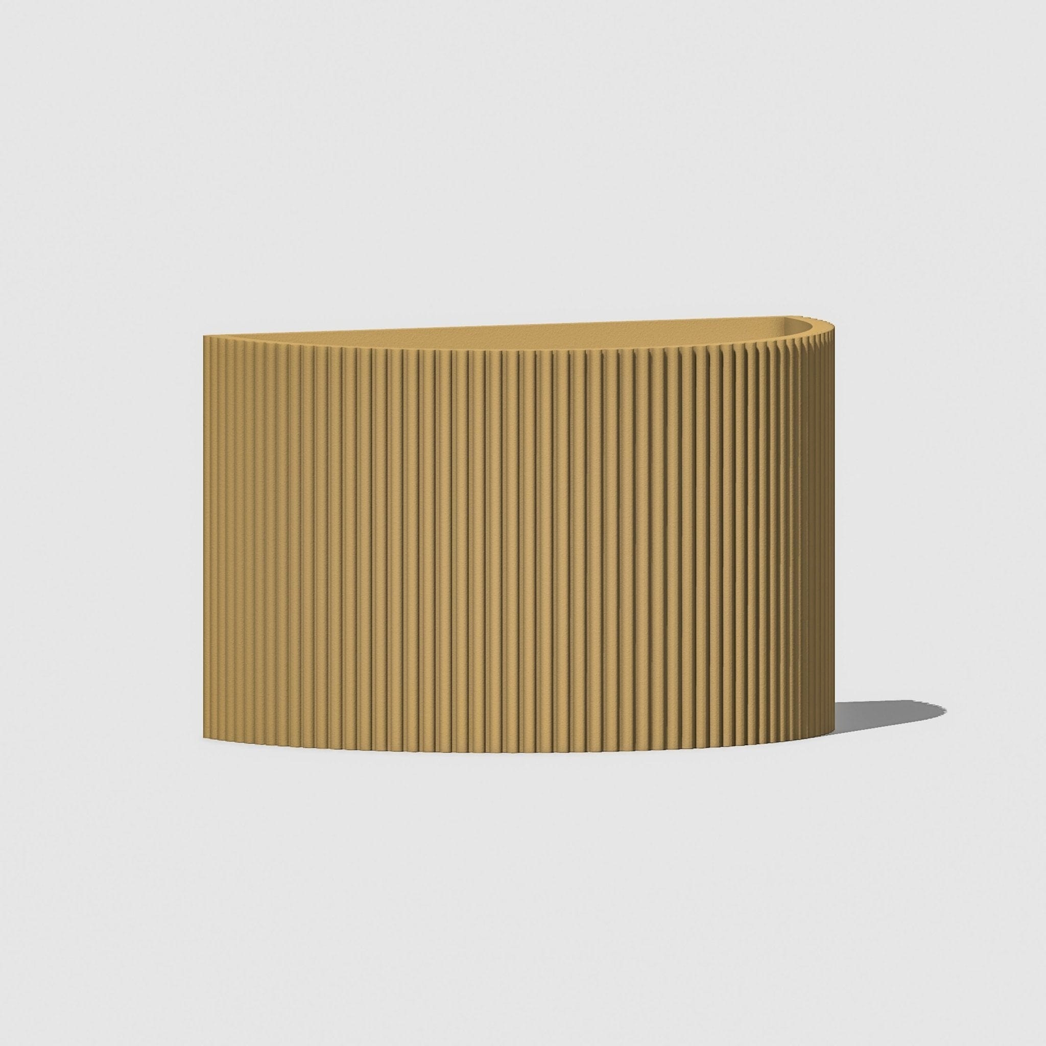 Rosebud HomeGoods Wall Planter Ribbed Wall Planter