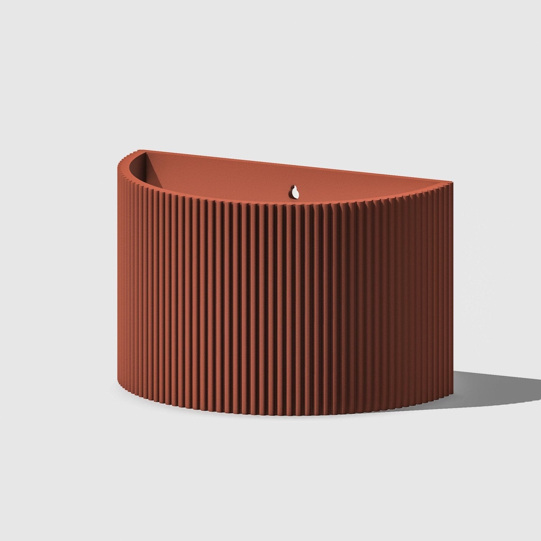 Rosebud HomeGoods Wall Planter Ribbed Wall Planter