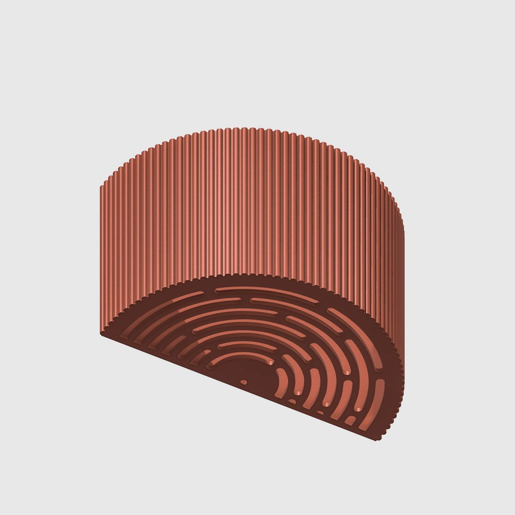 Rosebud HomeGoods Wall Planter Ribbed Wall Planter