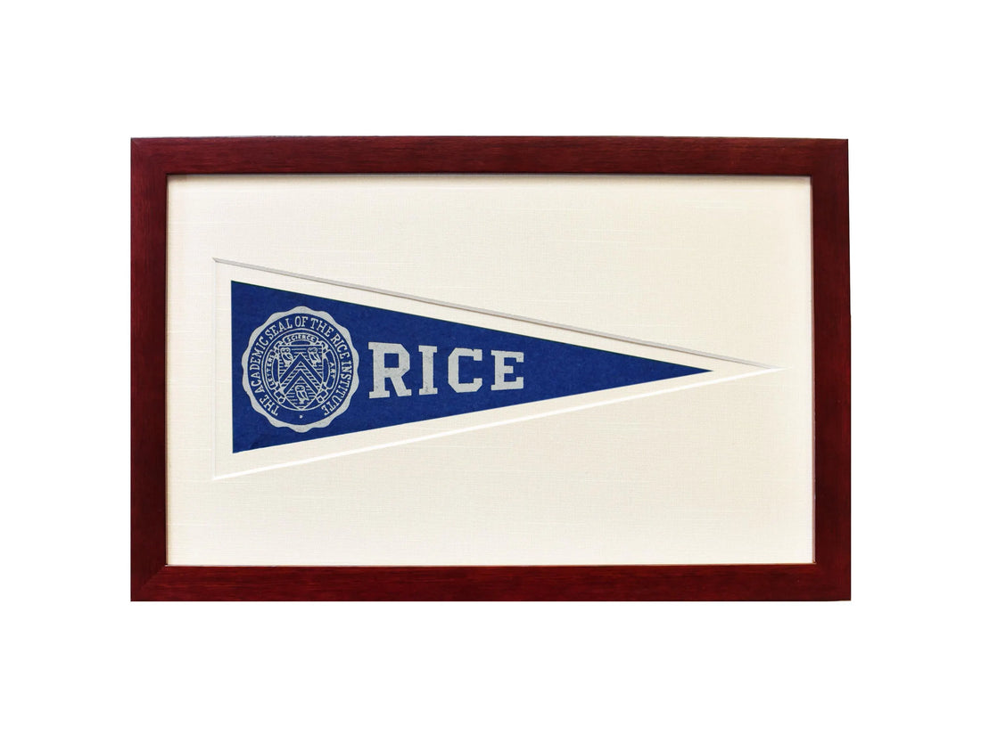 Vintage Rice University Hormel Pennant