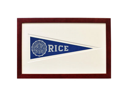 Vintage Rice University Hormel Pennant