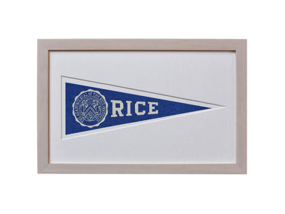 Vintage Rice University Hormel Pennant