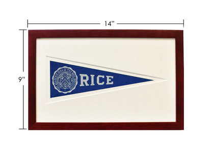 Vintage Rice University Hormel Pennant
