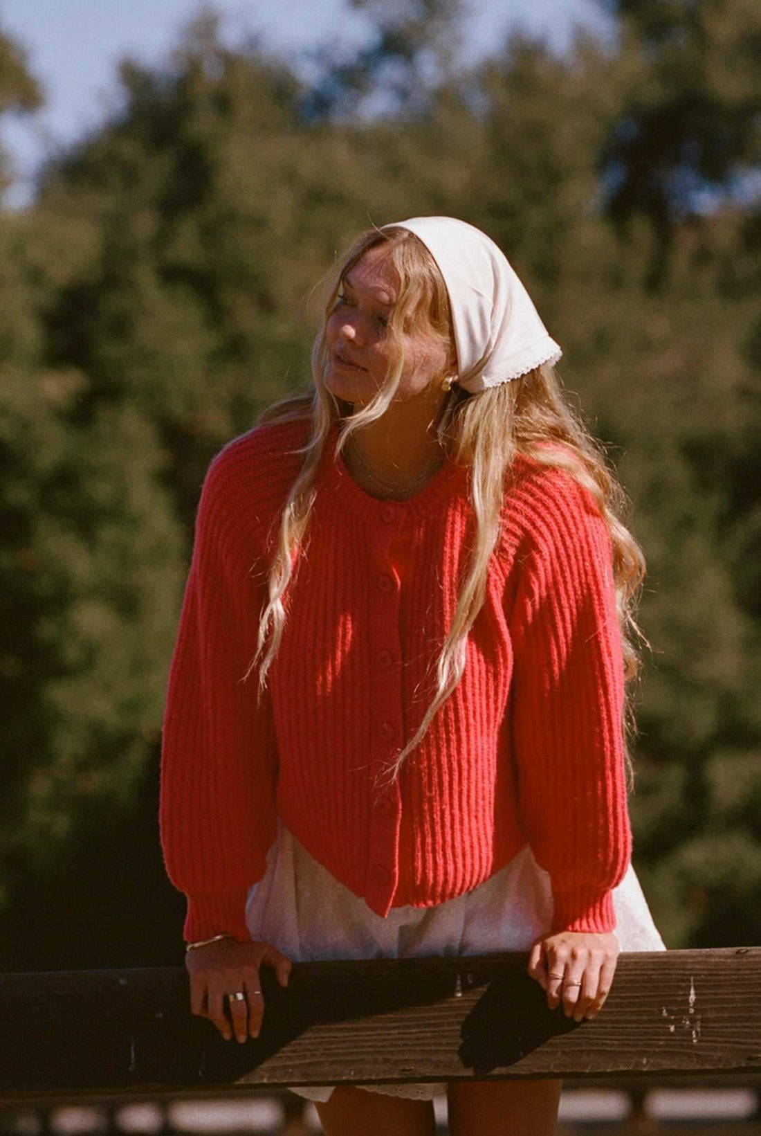 Riley Red Cardigan