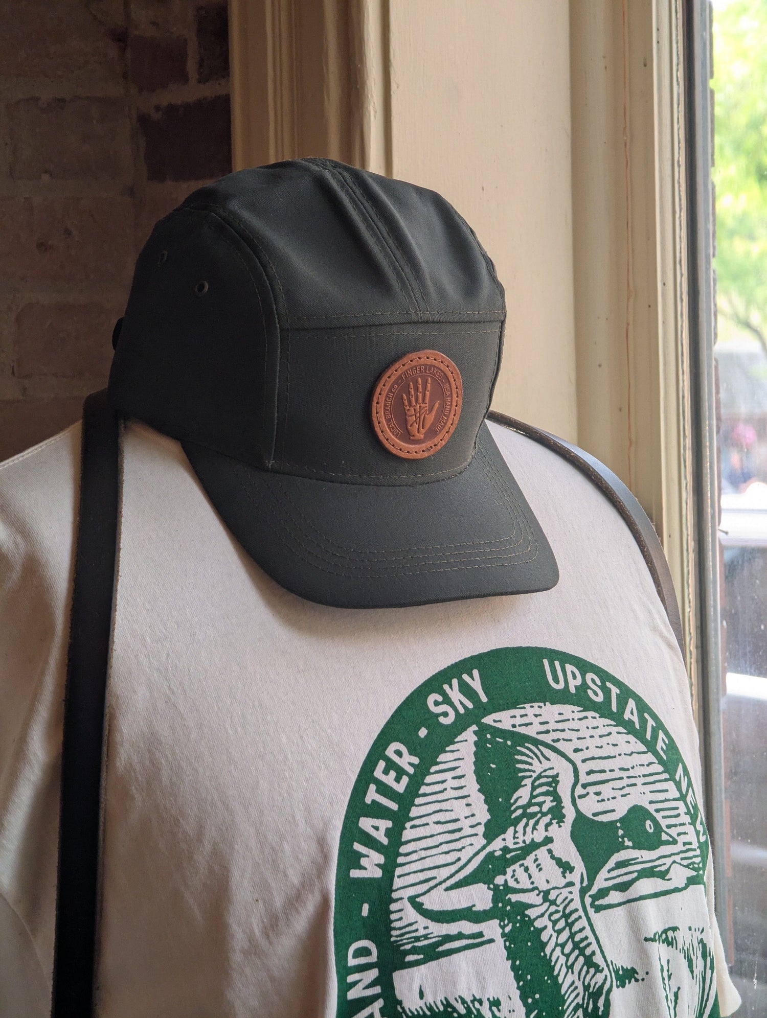 The Local Branch Green Camp Hat - Fingerlakes Hand - USA Made