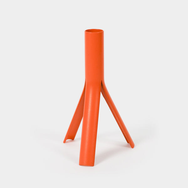Rocket Candle Holder - Orange - My American Goods
