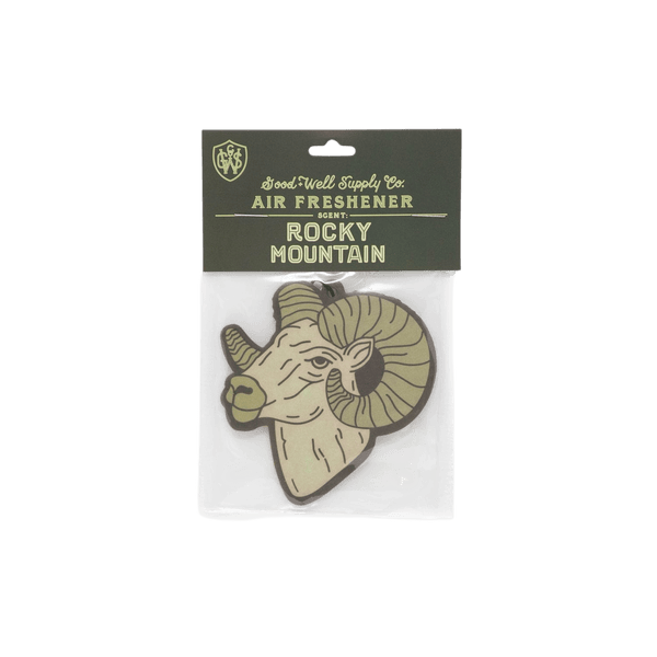Good & Well Supply Co Vehicle Air Fresheners Rocky Mountain National Park Air Freshener