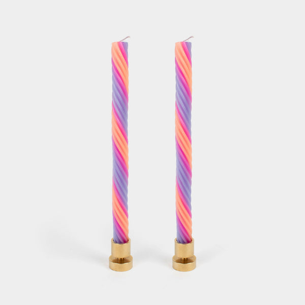 Rope Candles - Orange, Pink & Lavender (2 pack) - My American Goods