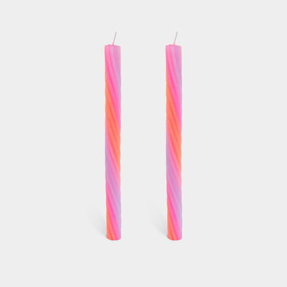 Rope Candles - Orange (2 pack)