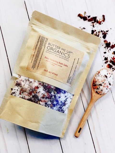 Rose Himalayan Salt Soak