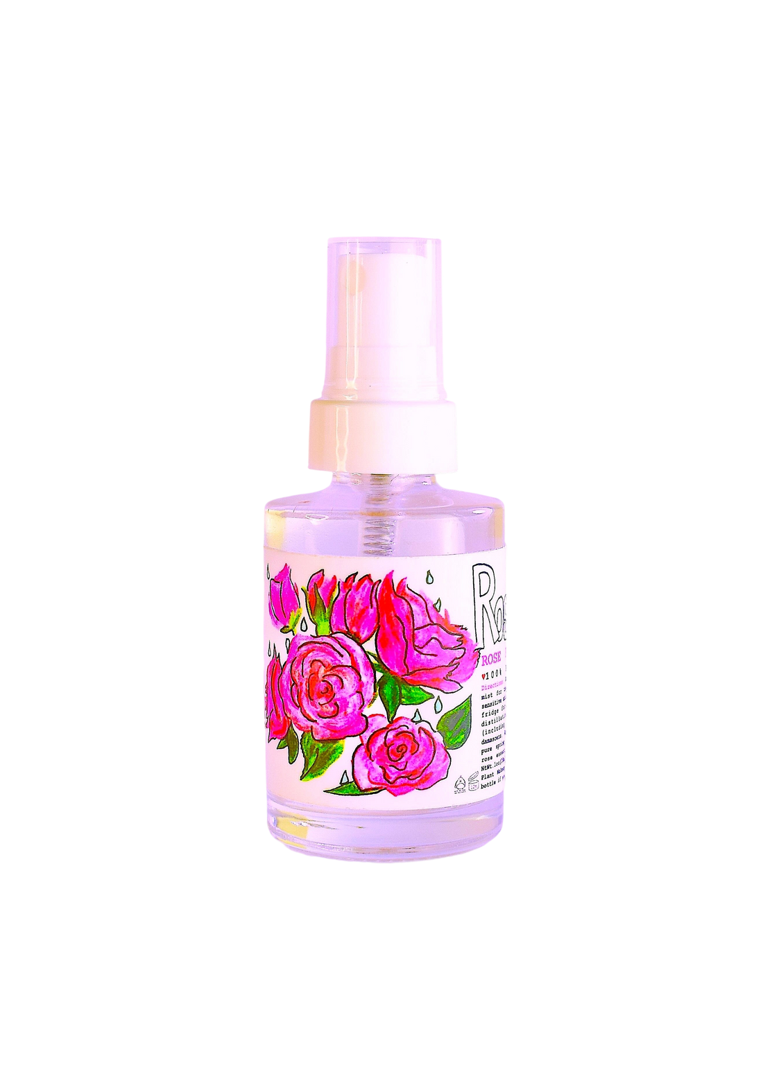 plant makeup Rose Dew Face + Hair Mist