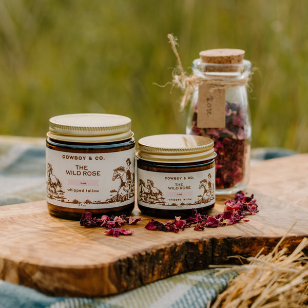 The Wild Rose - Rose Infused Organic Whipped Tallow Moisturizer - My American Goods