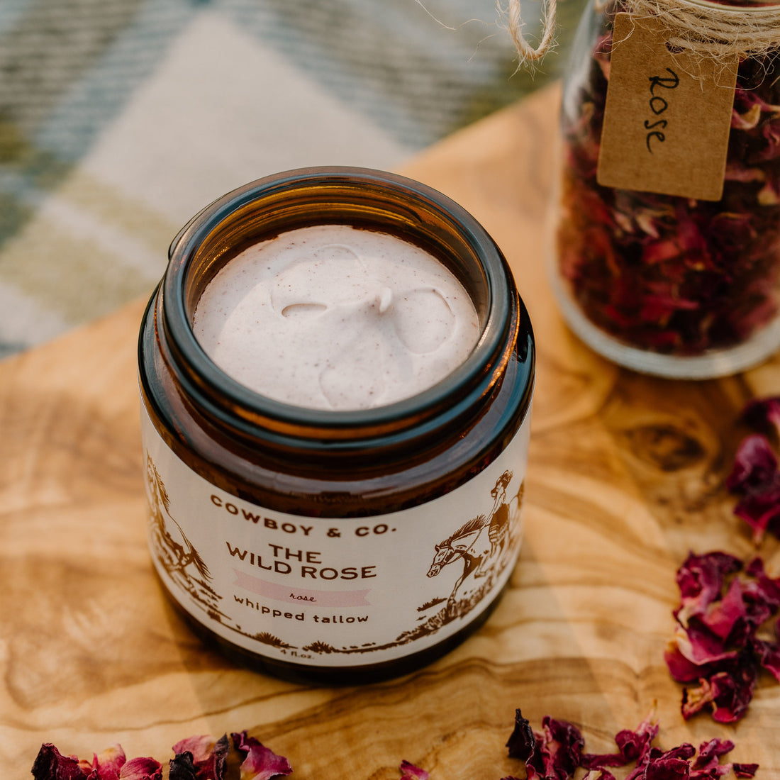The Wild Rose - Rose Infused Organic Whipped Tallow Moisturizer