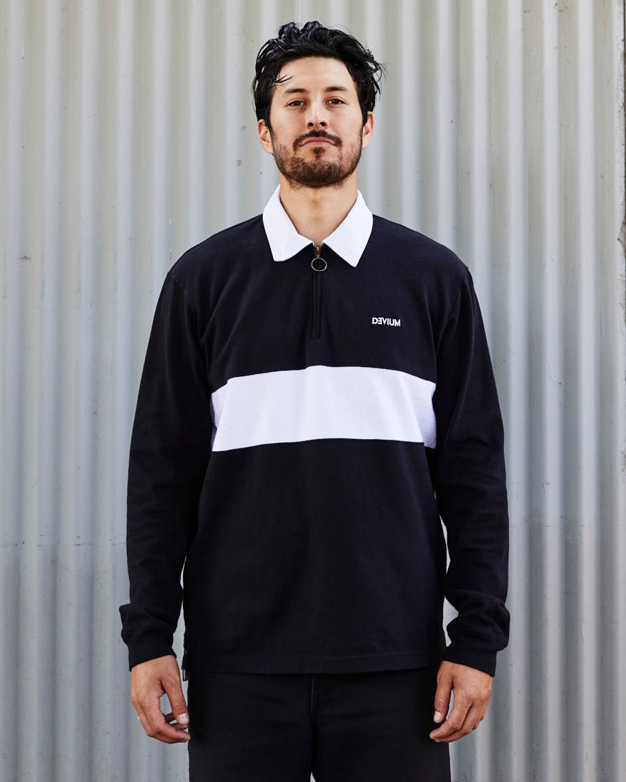 Ruck Zip-Up Rugby Shirt - My American Goods
