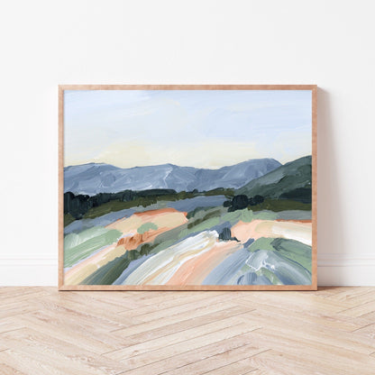 "Run to the Mountains" Art Print