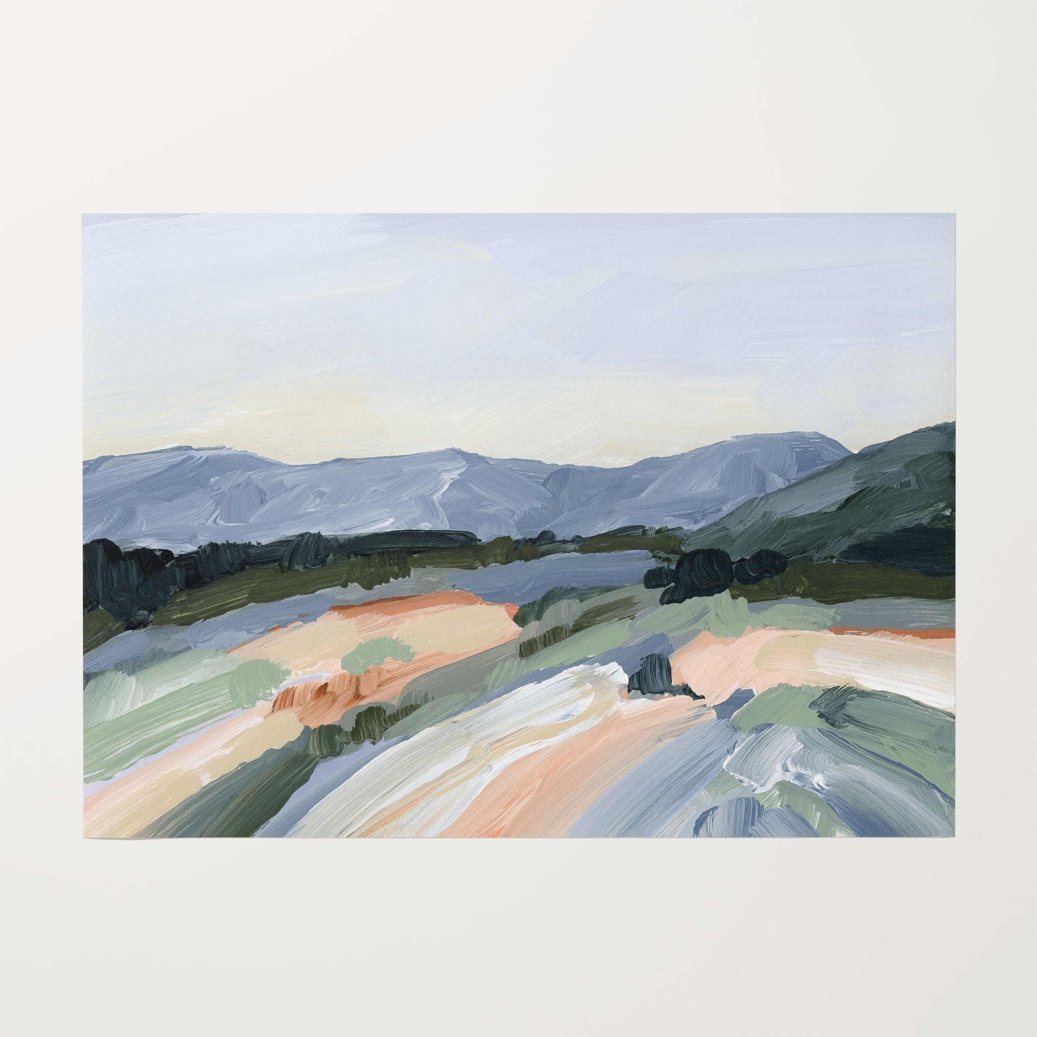 Katie Garrison Art Print Rolled Canvas / 8x10 in / No Frame "Run to the Mountains" Art Print