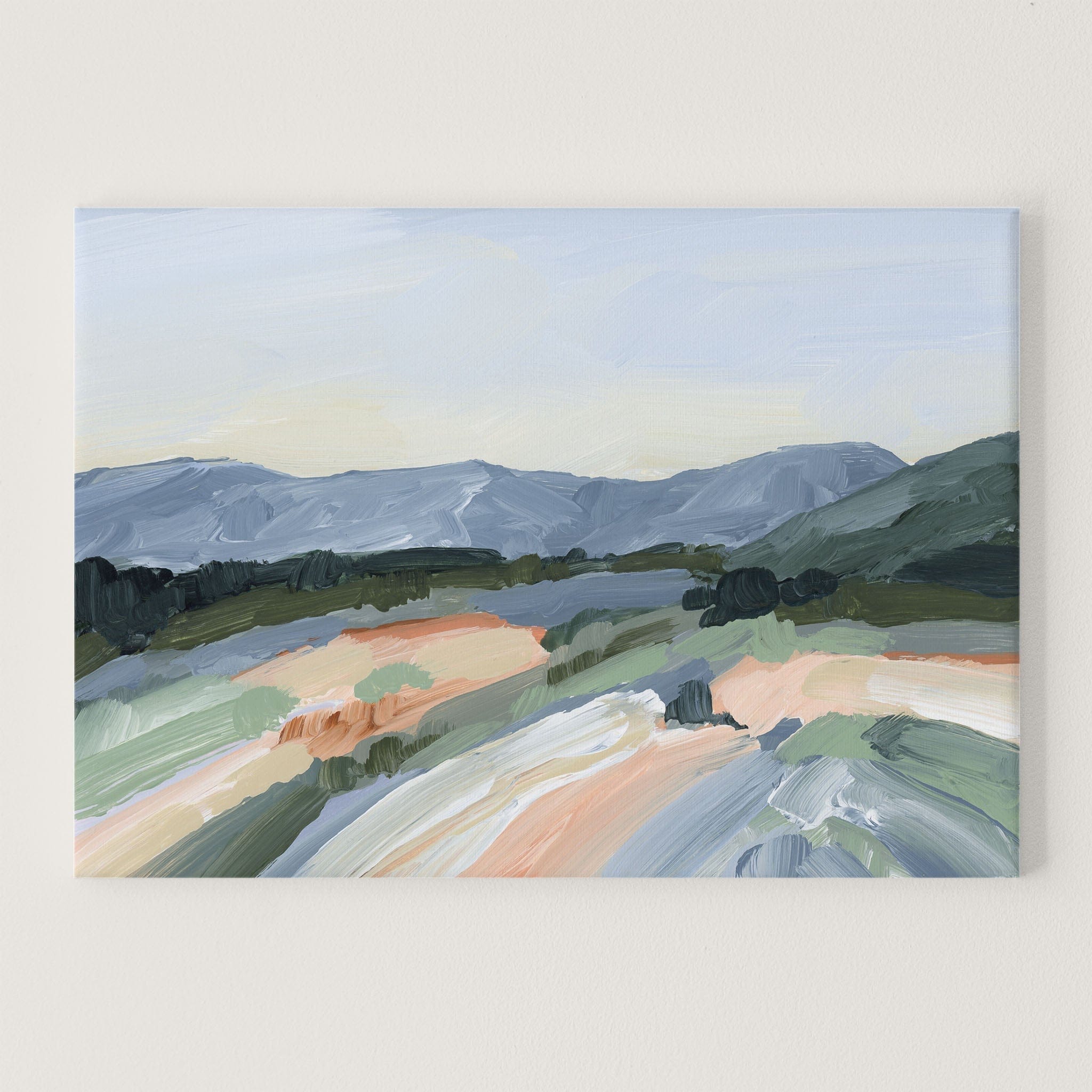 Katie Garrison Art Print Stretched Canvas / 8x10 in / No Frame "Run to the Mountains" Art Print
