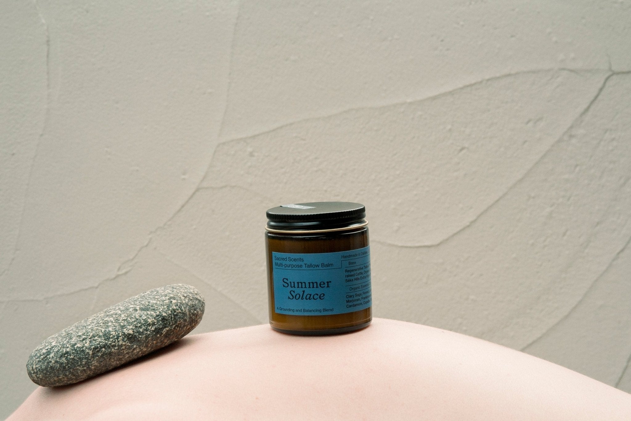 Sacred Scents Spiritual Balm – Clary Sage, Fennel &amp; Tulsi Holy Basil - My American Goods