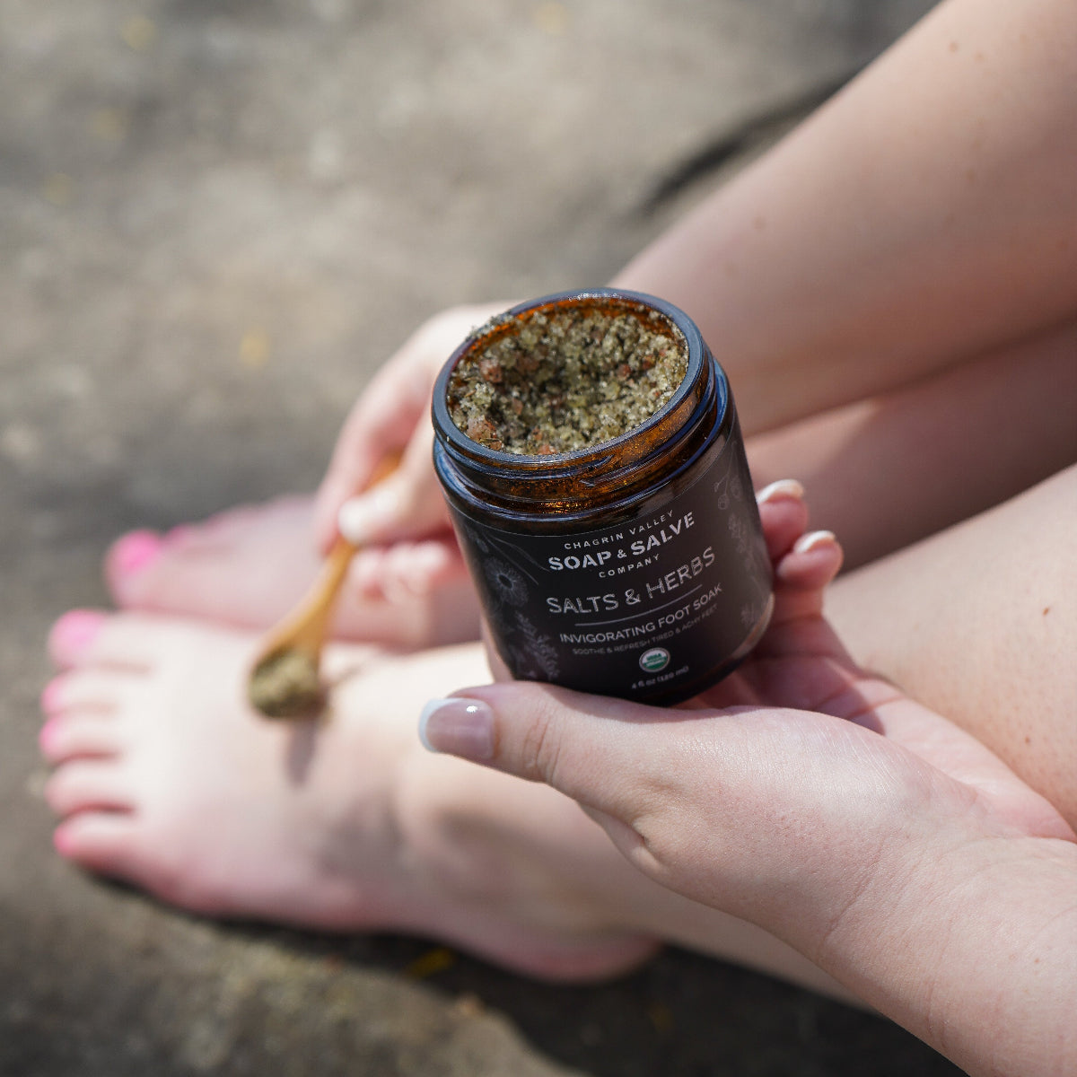 Bath Salt: Salts &amp; Herbs Foot Soak