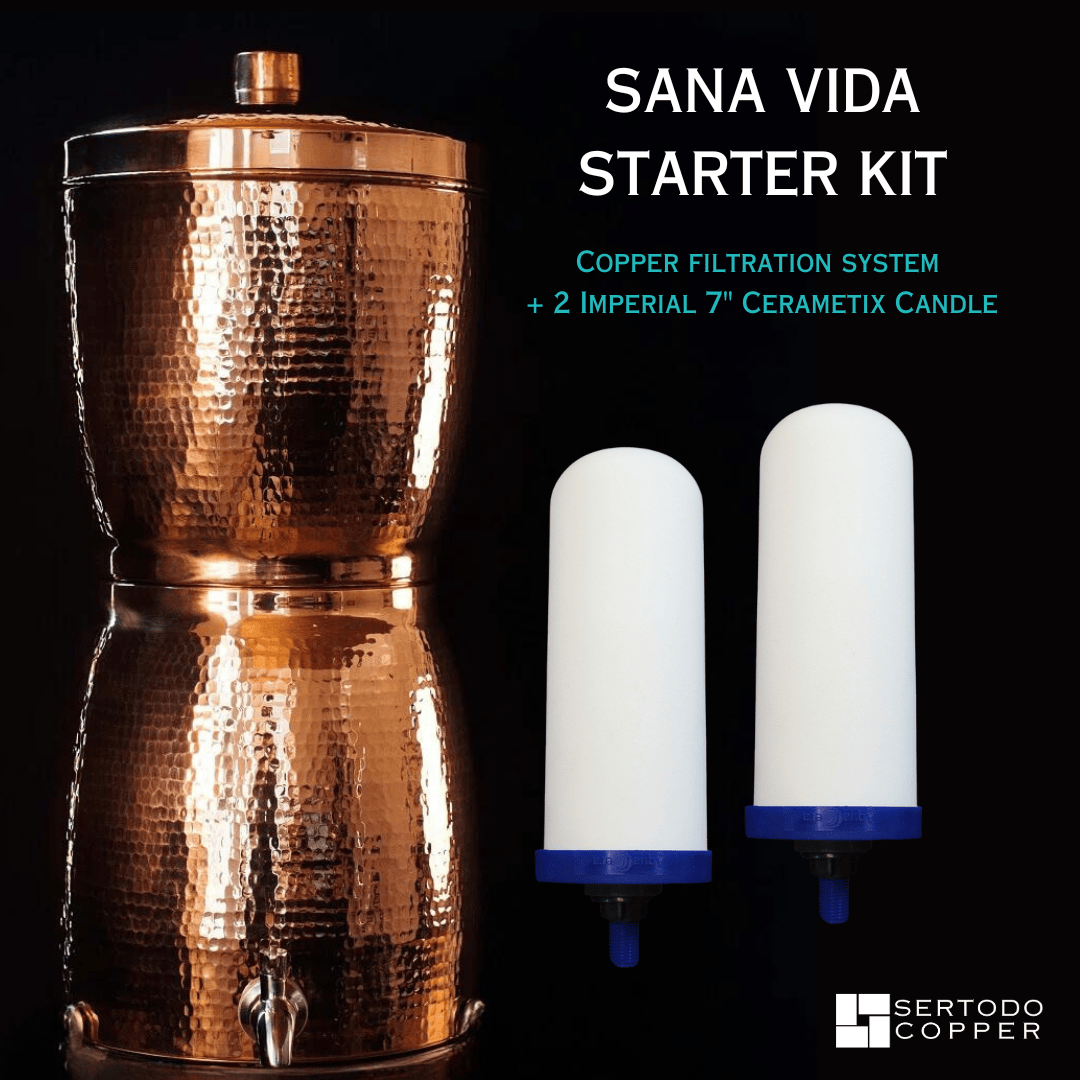 Sertodo Water Dispensers Starter Fluoride Kit Sana Vida Fluoride Water Filtration Systems