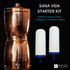 Sertodo Water Dispensers Starter Fluoride Kit Sana Vida Fluoride Water Filtration Systems