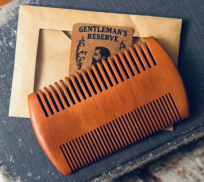 Brown comb with &