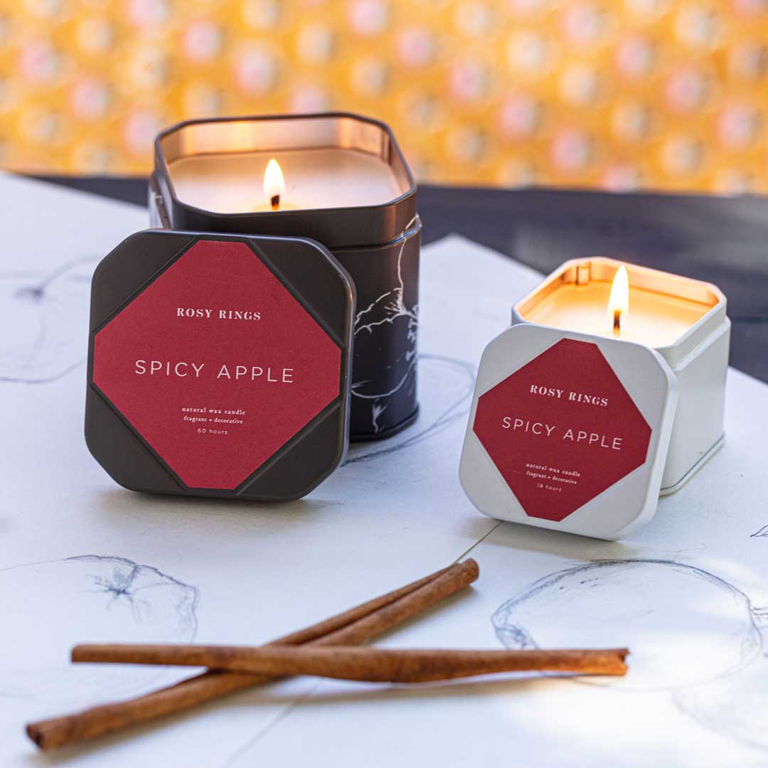 Accent Tin Candle - Spicy Apple