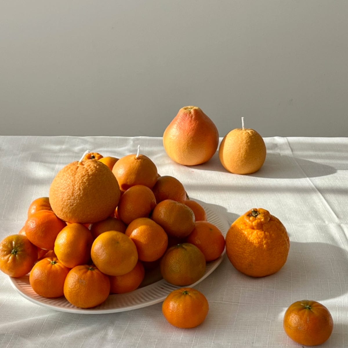 Scandles Farmers Markets Large Orange Candle