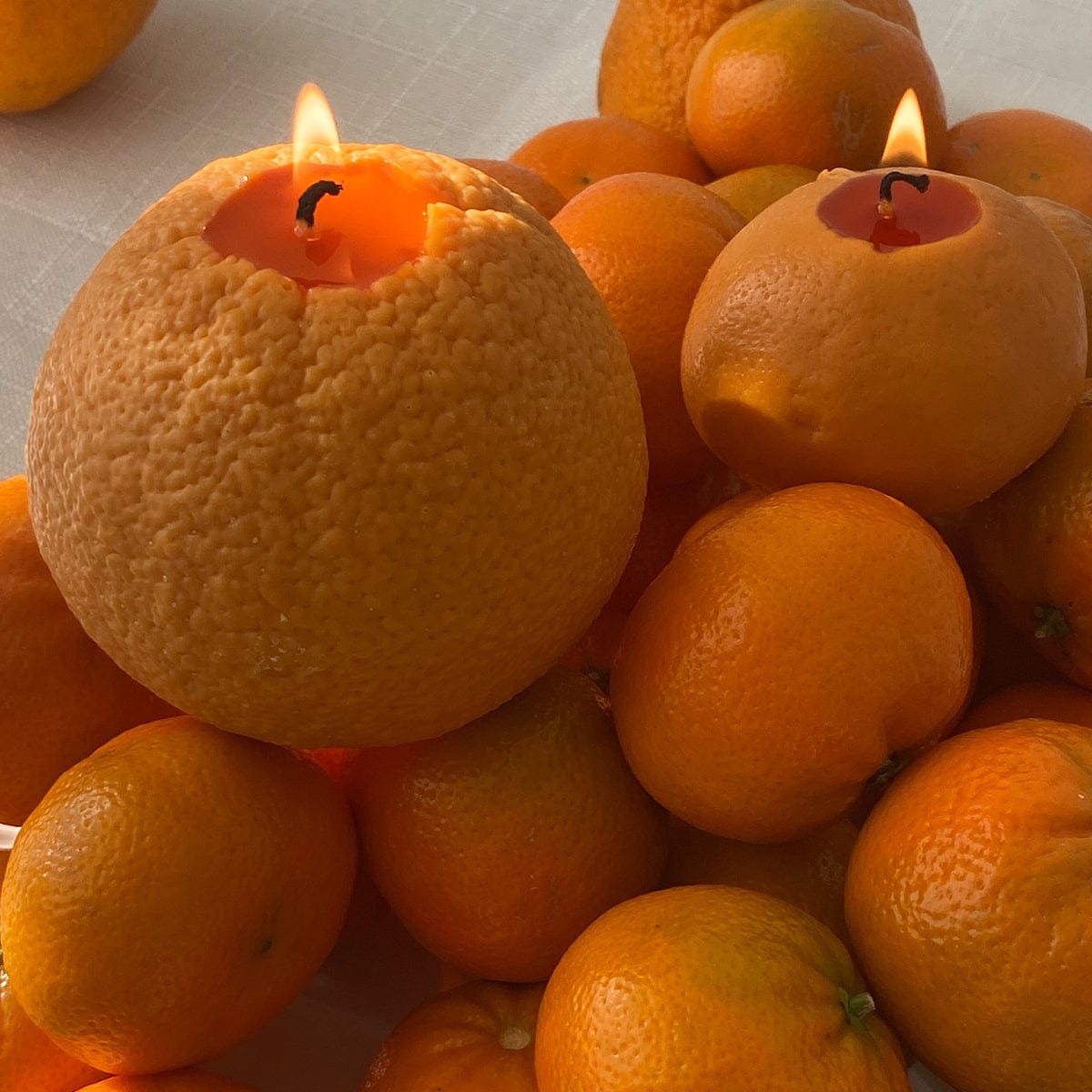 Scandles Farmers Markets Large Orange Candle