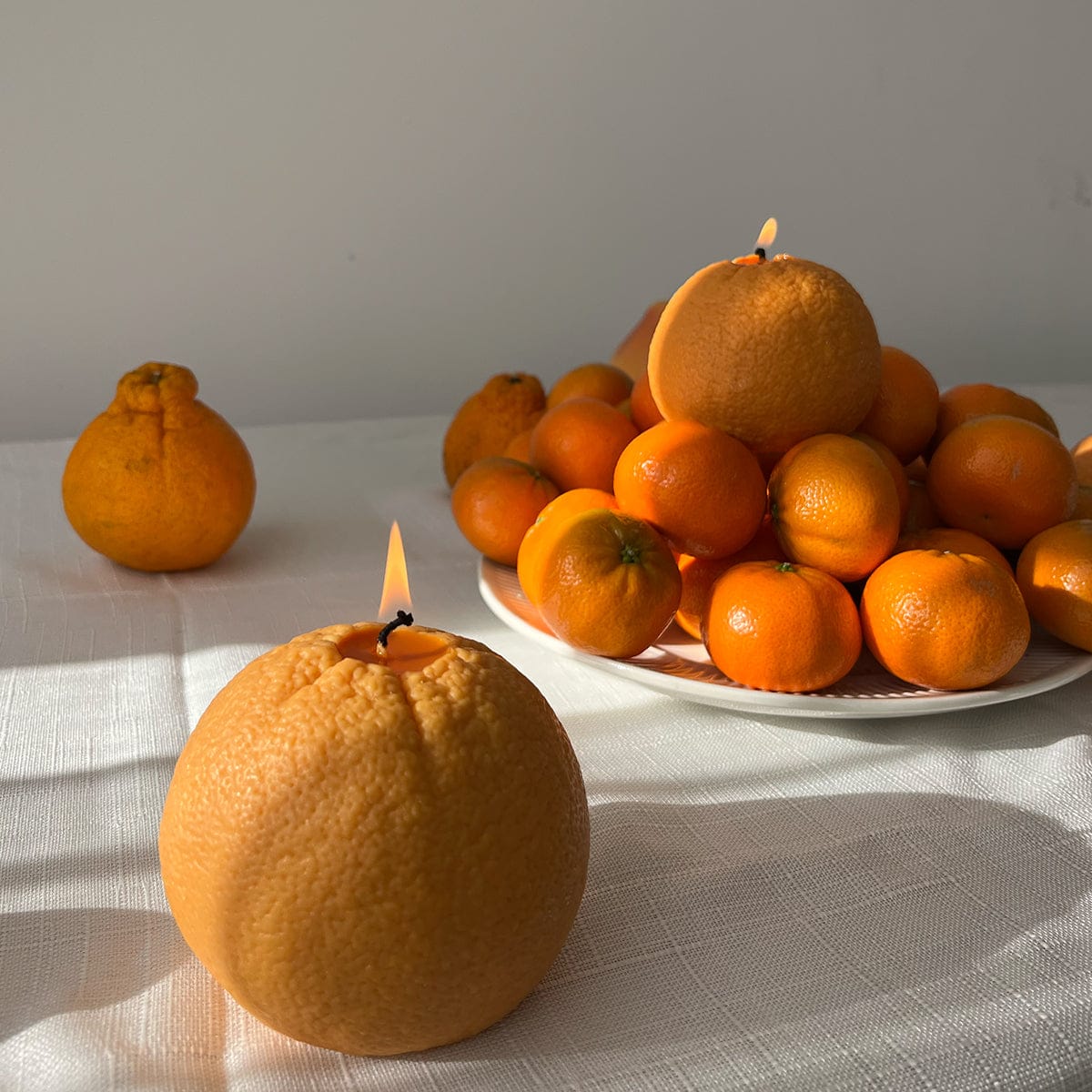 Scandles Farmers Markets Large Orange Candle
