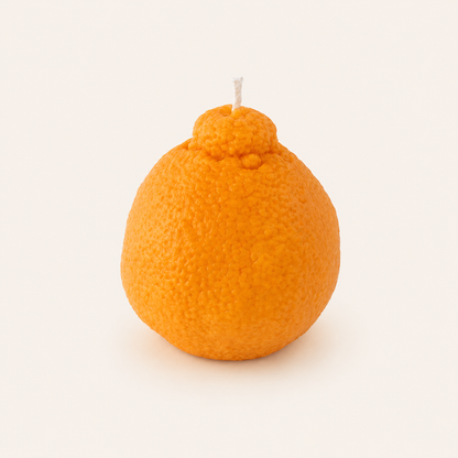 Large Dekopon Orange Candle