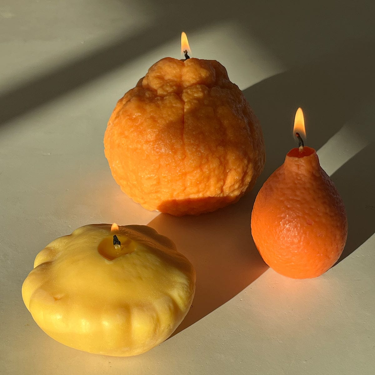 Large Dekopon Orange Candle