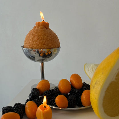 Large Dekopon Orange Candle