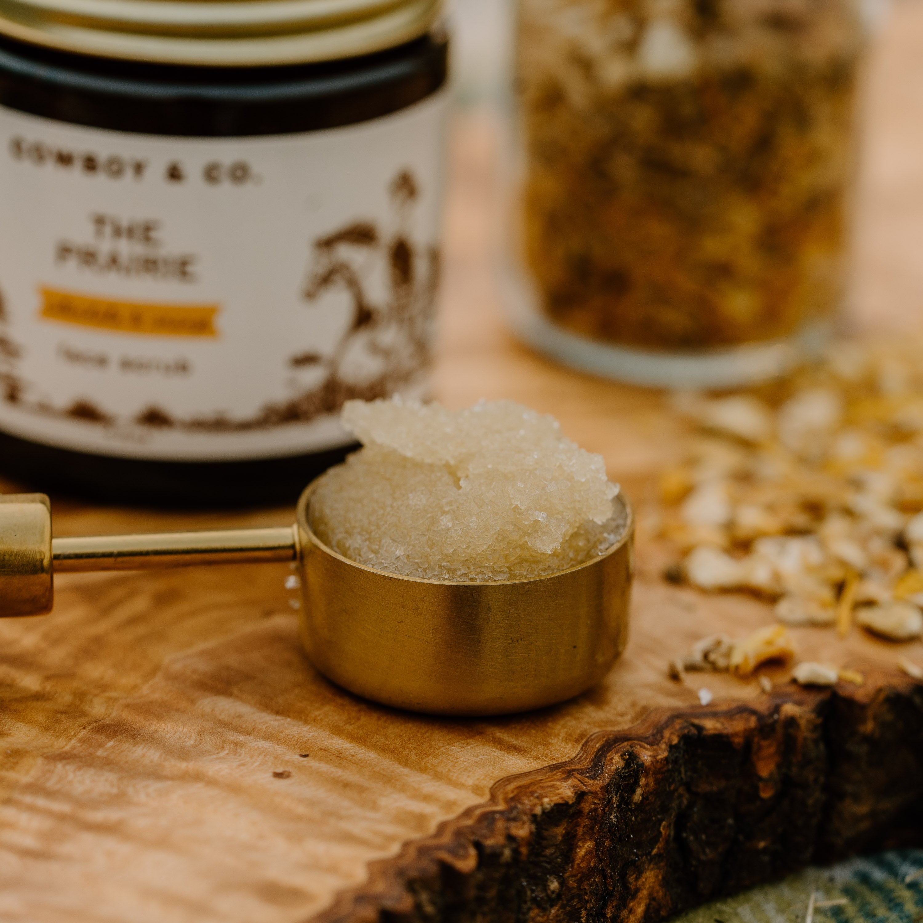 The Prairie - Organic Calendula &amp; Sweet Orange Exfoliating Face Scrub - My American Goods