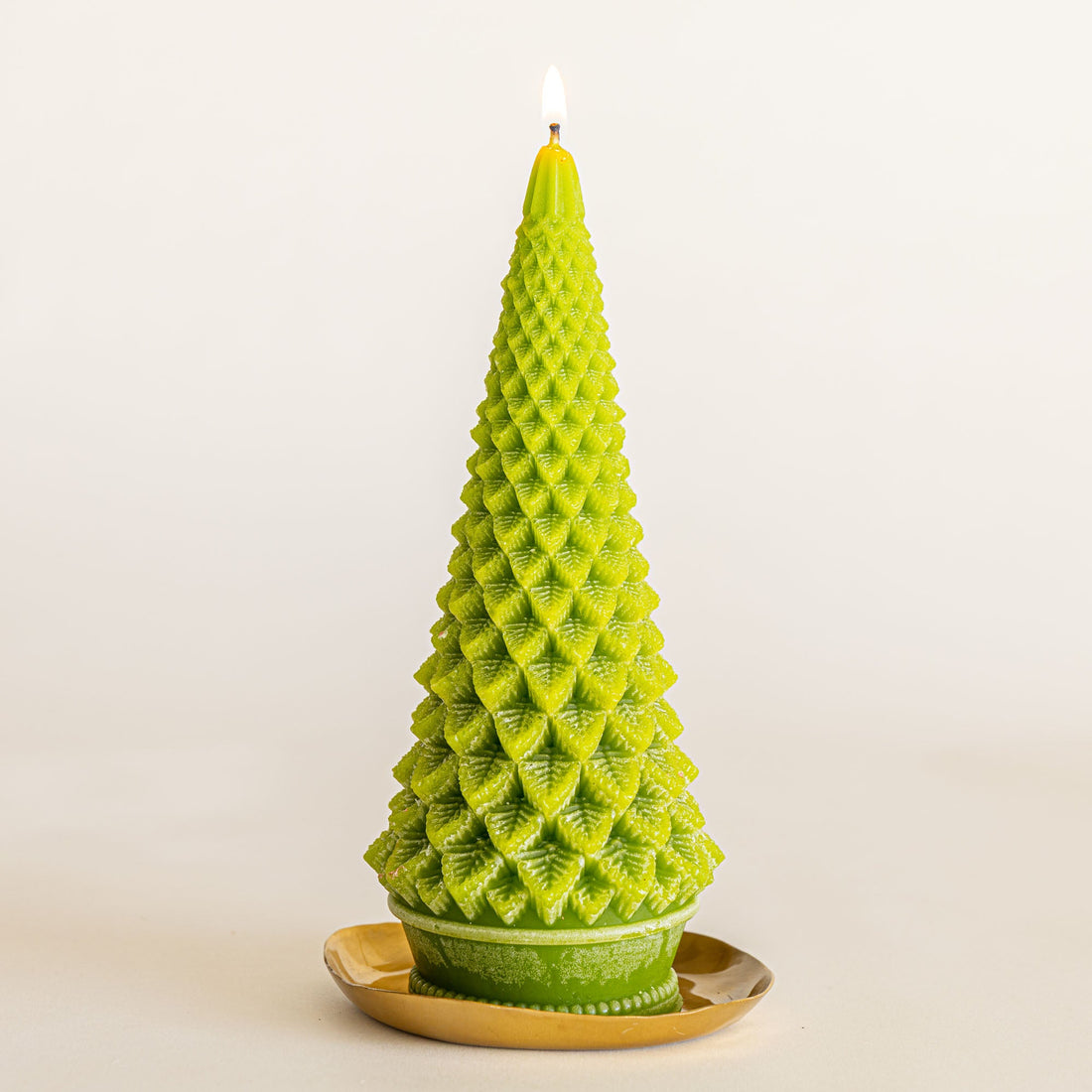 Signature Sculpted Tree Candle - Winterberry Frost