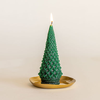 Accent Sculpted Tree Candle - Forest