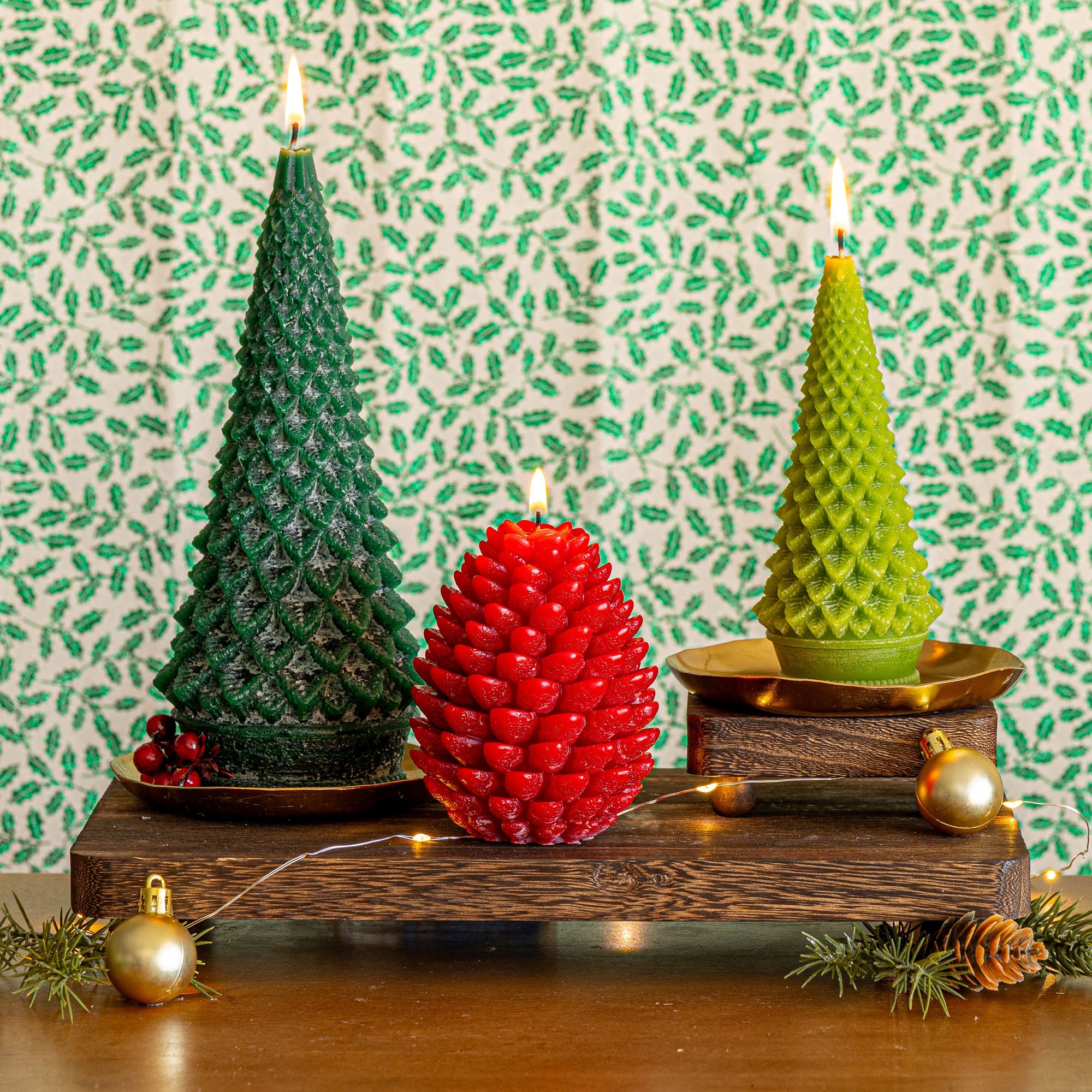 Signature Sculpted Tree Candle - Forest